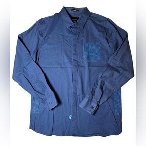 Tavik Modern Beach Culture Blue Button Down Shirt Men’s Large